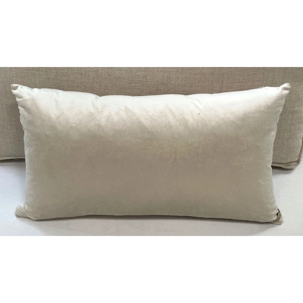 Callisto Home Decorative Lumbar Pillow with Feather Fill 24x14